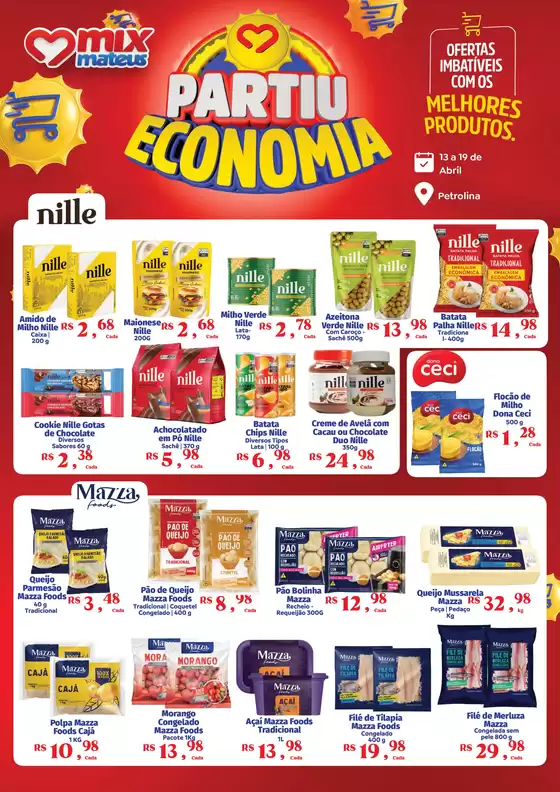 Catálogo Supermercados Mateus | Partiu Economia | 2026-04-14T00:00:00.000Z - 2026-04-19T00:00:00.000Z