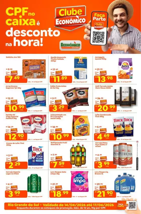 Catálogo Econômico Atacadão | Tabloide Econômico Atacadão - RS | 2026-04-14T00:00:00.000Z - 2026-04-17T00:00:00.000Z