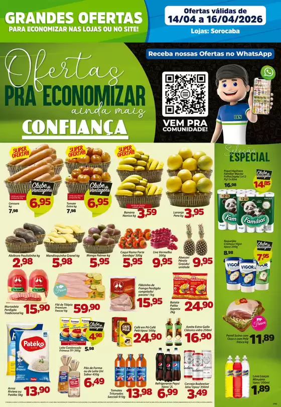 Catálogo Confiança Supermercados | Tabloide sorocaba 1404 2026 WPP | 2026-04-14T00:00:00.000Z - 2026-04-16T00:00:00.000Z