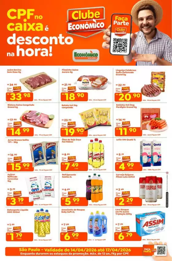 Catálogo Econômico Atacadão | Tabloide Econômico Atacadão - SP | 2026-04-14T00:00:00.000Z - 2026-04-17T00:00:00.000Z