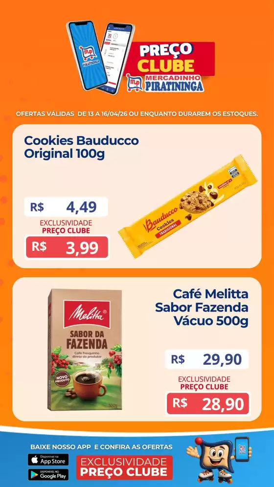 Catálogo Mercadinho Piratininga | Ofertas | 2026-04-14T00:00:00.000Z - 2026-04-16T00:00:00.000Z