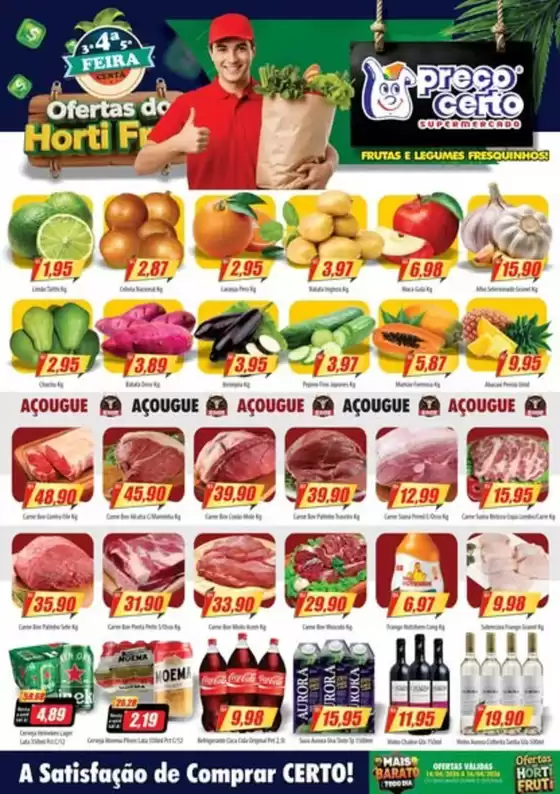 Catálogo Preço Certo | Ofertas de Horti Fruti | 2026-04-14T00:00:00.000Z - 2026-04-16T00:00:00.000Z