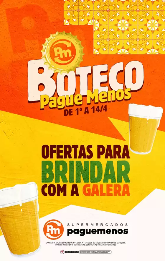 Catálogo Supermercados Pague Menos em Apucarana | Revista Boteco | 2026-04-14T00:00:00.000Z - 2026-04-14T00:00:00.000Z