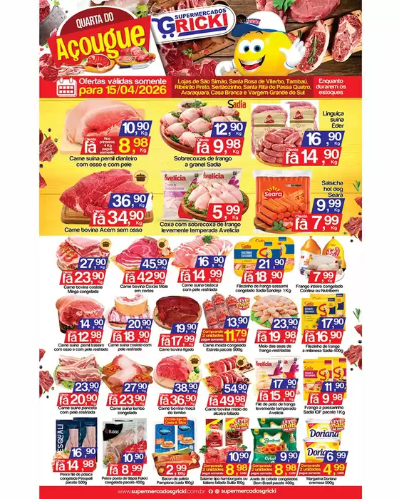 Catálogo Supermercados Gricki | Encarte Supermercados Gricki | 2026-04-15T00:00:00.000Z - 2026-04-15T00:00:00.000Z