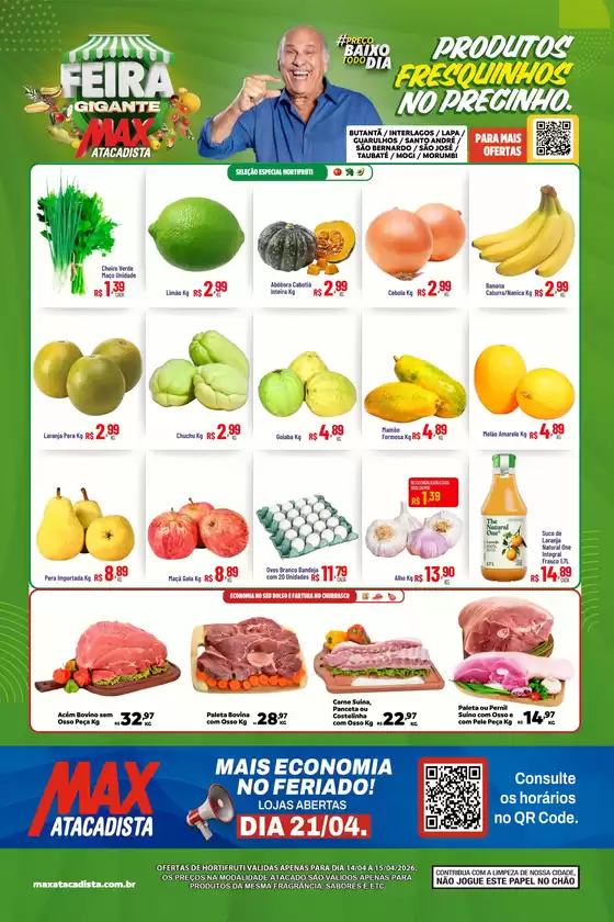 Catálogo Max Atacadista em Taboão da Serra | Ofertas e promoções atuais | 2026-04-14T00:00:00.000Z - 2026-04-15T00:00:00.000Z