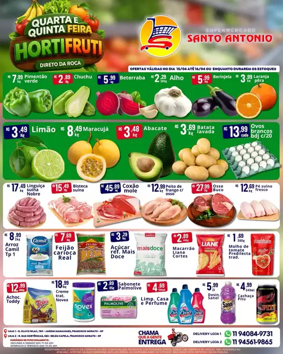 Catálogo Supermercados Santo Antonio | Descubra ofertas atraentes | 2026-04-15T00:00:00.000Z - 2026-04-16T00:00:00.000Z
