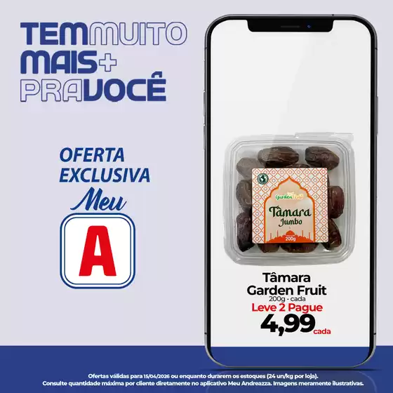 Catálogo Supermercados Andreazza | Ofertas para caçadores de pechinchas | 2026-04-15T00:00:00.000Z - 2026-04-15T00:00:00.000Z