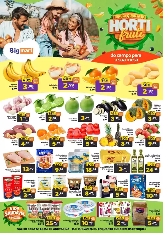 Catálogo Bigmart | Ofertas especiais atraentes para todos | 2026-04-15T00:00:00.000Z - 2026-04-15T00:00:00.000Z