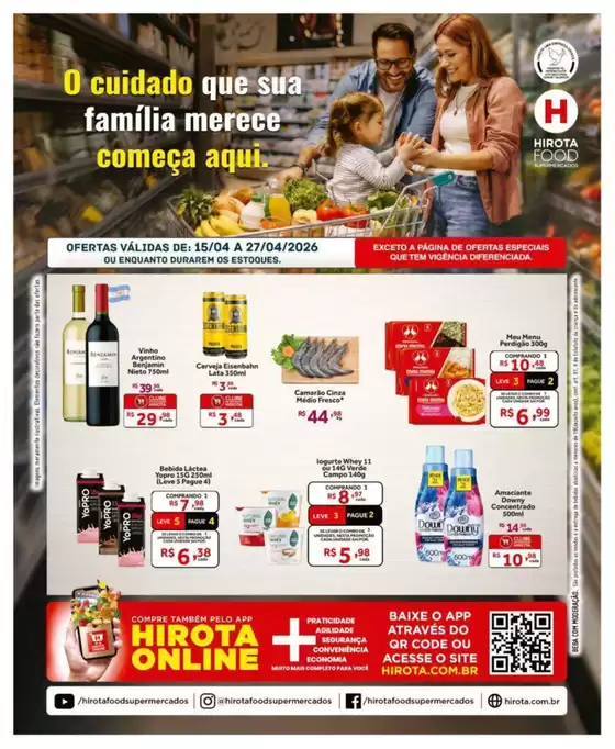 Catálogo Hirota Food Supermercado | Encarte Hirota Food Supermercado | 2026-04-15T00:00:00.000Z - 2026-04-27T00:00:00.000Z