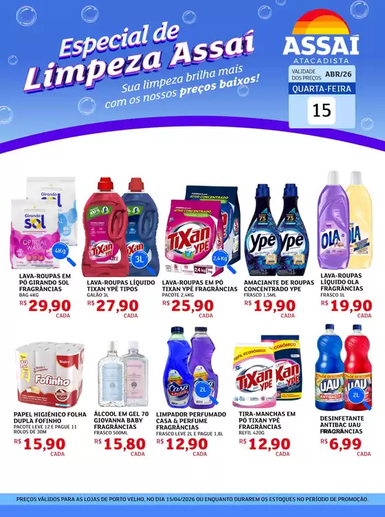 Catálogo Assaí Atacadista | Encarte Assaí Atacadista 46141-39 | 2026-04-15T00:00:00.000Z - 2026-04-15T00:00:00.000Z