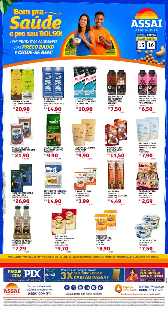 Catálogo Assaí Atacadista | Encarte Assaí Atacadista 46200-73 | 2026-04-15T00:00:00.000Z - 2026-04-16T00:00:00.000Z