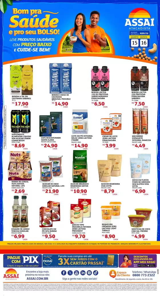 Catálogo Assaí Atacadista | Encarte Assaí Atacadista 46200-74 | 2026-04-15T00:00:00.000Z - 2026-04-16T00:00:00.000Z