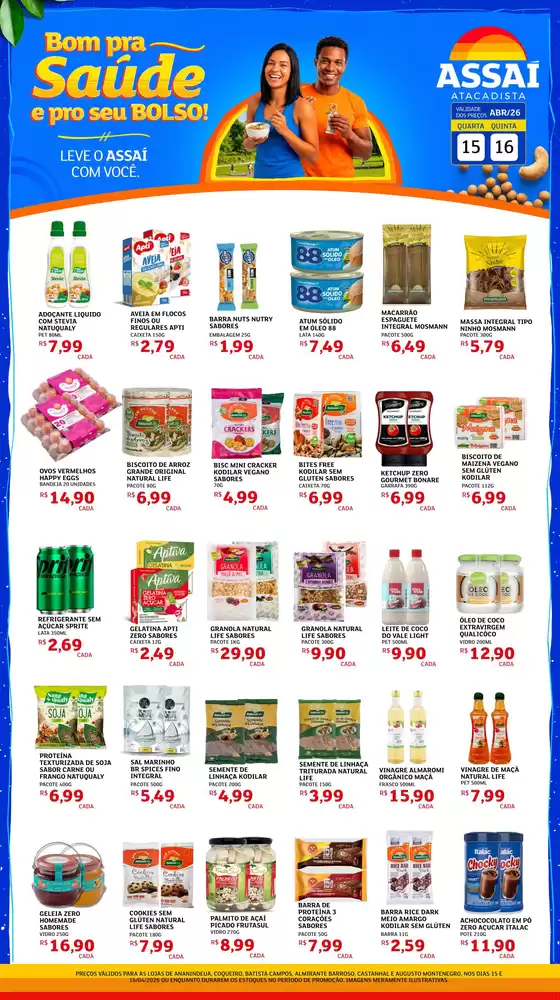 Catálogo Assaí Atacadista | Encarte Assaí Atacadista 46199-63 | 2026-04-15T00:00:00.000Z - 2026-04-15T00:00:00.000Z