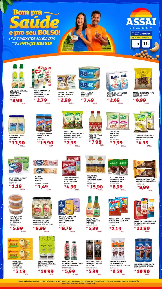 Catálogo Assaí Atacadista | Encarte Assaí Atacadista 46199-442 | 2026-04-15T00:00:00.000Z - 2026-04-15T00:00:00.000Z