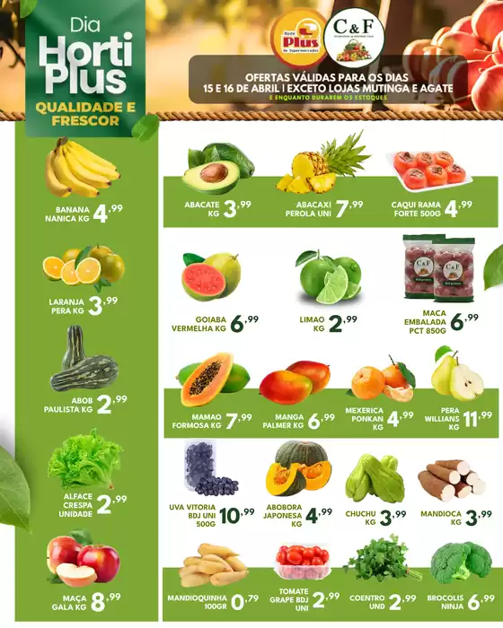 Catálogo Rede Plus Supermercados | Jornal de ofertas | 2026-04-15T00:00:00.000Z - 2026-04-16T00:00:00.000Z