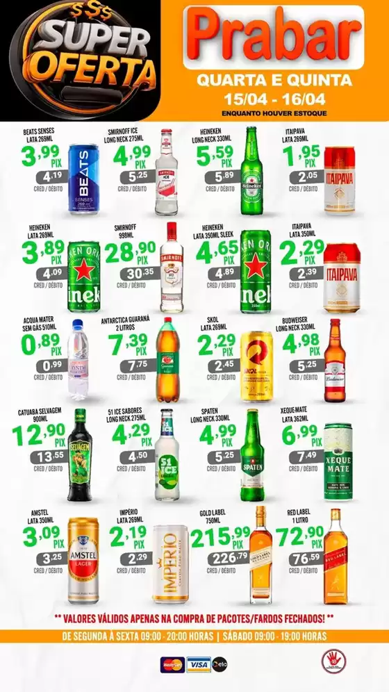 Catálogo Prabar Bebidas | Super Oferta | 2026-04-15T00:00:00.000Z - 2026-04-16T00:00:00.000Z