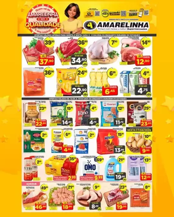 Catálogo Amarelinha Supermercados | Amarelinha Tem Qualidade | 2026-04-16T00:00:00.000Z - 2026-04-19T00:00:00.000Z
