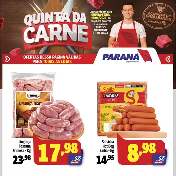 Catálogo Paraná Supermercados | Nossas melhores pechinchas | 2026-04-16T00:00:00.000Z - 2026-04-16T00:00:00.000Z