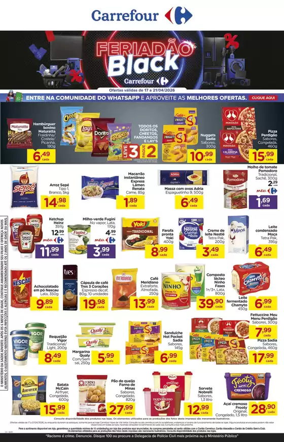 Catálogo Carrefour | Descubra ofertas atraentes | 2026-04-17T00:00:00.000Z - 2026-04-21T00:00:00.000Z