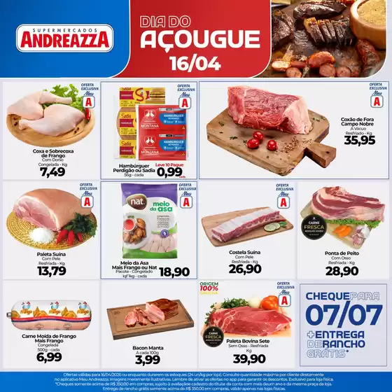 Catálogo Supermercados Andreazza | Melhores ofertas e descontos | 2026-04-16T00:00:00.000Z - 2026-04-16T00:00:00.000Z