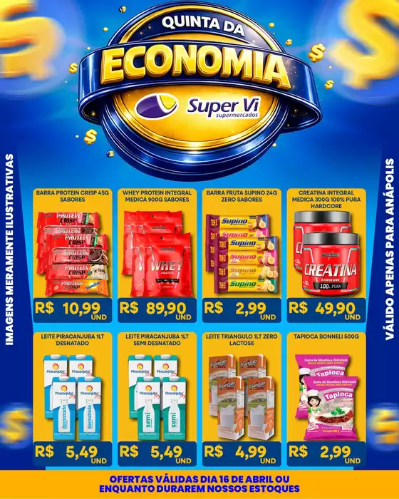 Catálogo Supervi Supermercados | Encarte Supervi Supermercados | 2026-04-16T00:00:00.000Z - 2026-04-16T00:00:00.000Z