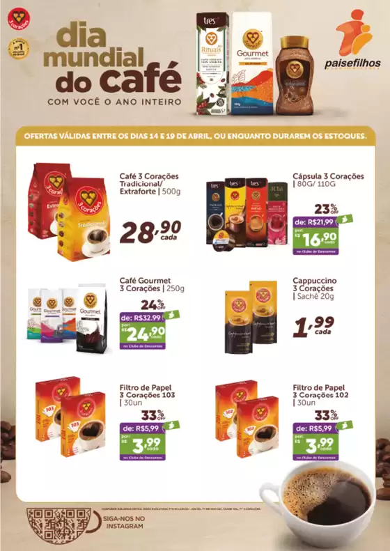 Catálogo Pais e Filhos Supermercados | Ampla seleção de ofertas | 2026-04-14T00:00:00.000Z - 2026-04-19T00:00:00.000Z