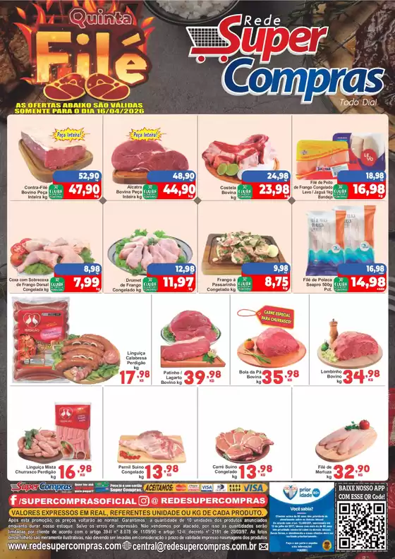 Catálogo Rede Super Compras | Descontos e promoções | 2026-04-16T00:00:00.000Z - 2026-04-16T00:00:00.000Z