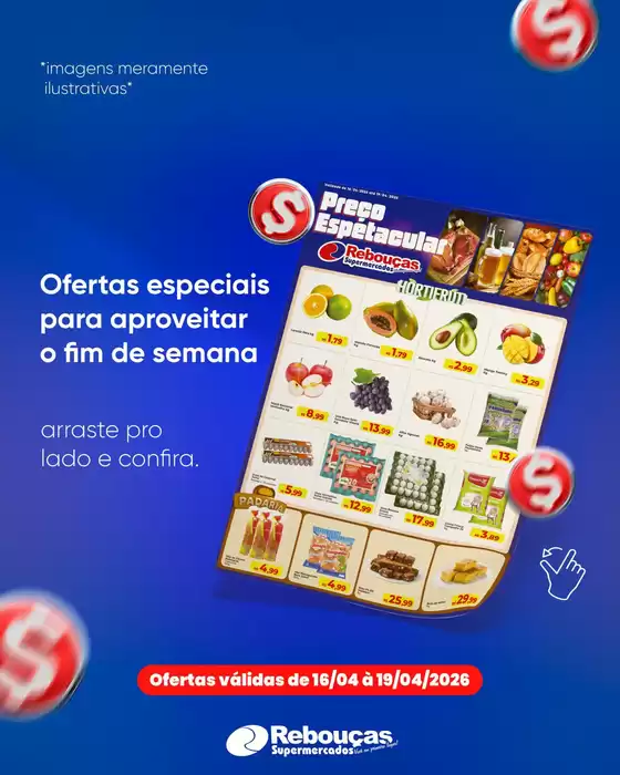 Catálogo Rebouças Supermercados | Encarte Rebouças Supermercados | 2026-04-16T00:00:00.000Z - 2026-04-19T00:00:00.000Z