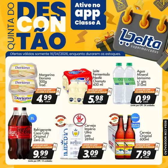Catálogo Delta Supermercados | Descubra ofertas atraentes | 2026-04-16T00:00:00.000Z - 2026-04-16T00:00:00.000Z