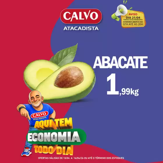 Catálogo Calvo Atacadista | Economize agora com nossas ofertas | 2026-04-13T00:00:00.000Z - 2026-04-16T00:00:00.000Z