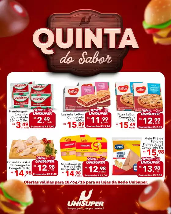 Catálogo UniSuper | Promoções especiais em andamento | 2026-04-16T00:00:00.000Z - 2026-04-16T00:00:00.000Z