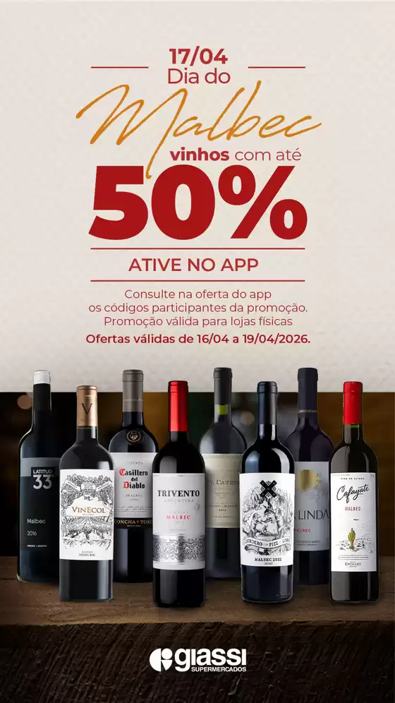 Catálogo Giassi Supermercados | Descubra ofertas atraentes | 2026-04-16T00:00:00.000Z - 2026-04-19T00:00:00.000Z
