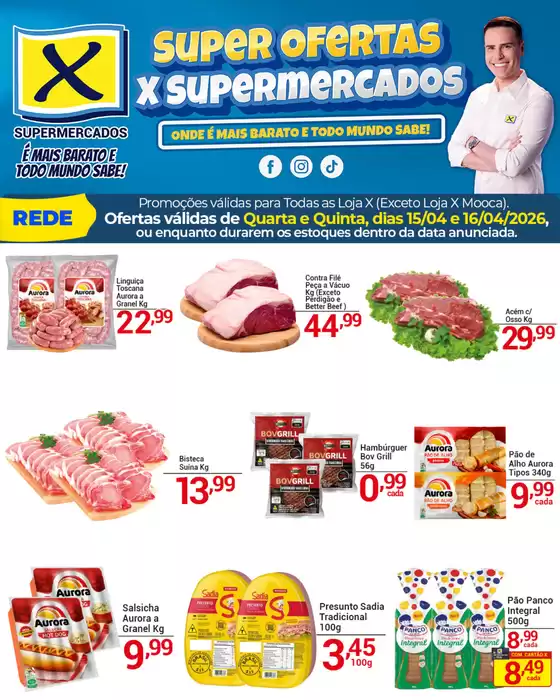 Catálogo X Supermercados | Ofertas exclusivas para nossos clientes | 2026-04-15T00:00:00.000Z - 2026-04-16T00:00:00.000Z