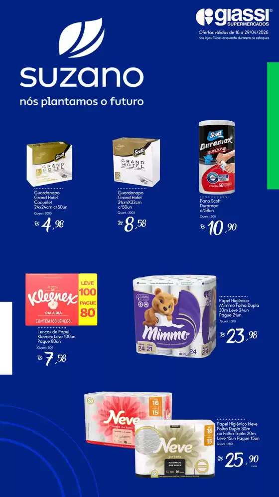 Catálogo Giassi Supermercados | Nossas melhores ofertas para você | 2026-04-16T00:00:00.000Z - 2026-04-29T00:00:00.000Z