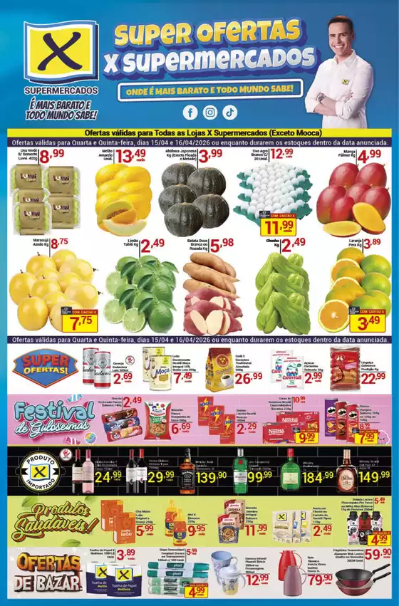 Catálogo X Supermercados | Ofertas especiais para você | 2026-04-15T00:00:00.000Z - 2026-04-16T00:00:00.000Z
