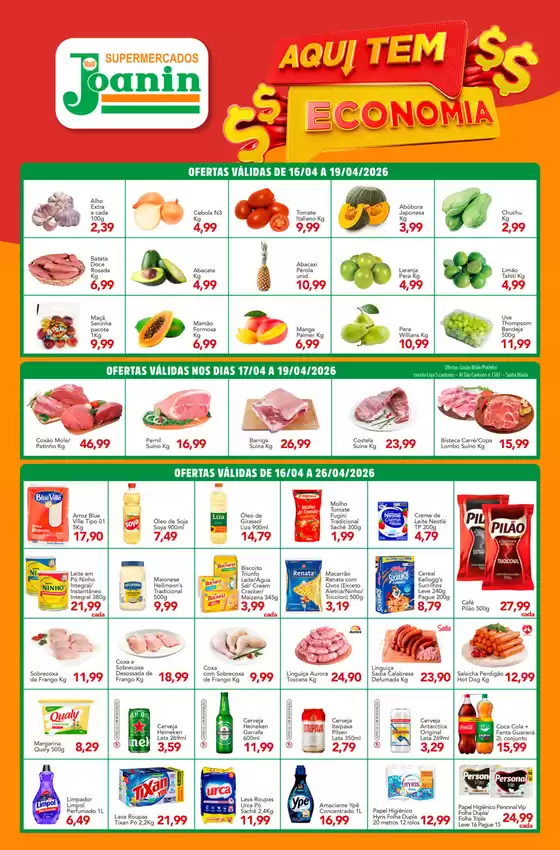 Catálogo Supermercados Joanin | Encarte Supermercados Joanin | 2026-04-16T00:00:00.000Z - 2026-04-26T00:00:00.000Z