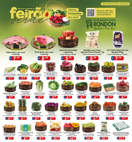 Catálogo Supermercados Rondon | Ofertas exclusivas para nossos clientes | 2026-04-15T00:00:00.000Z - 2026-04-16T00:00:00.000Z