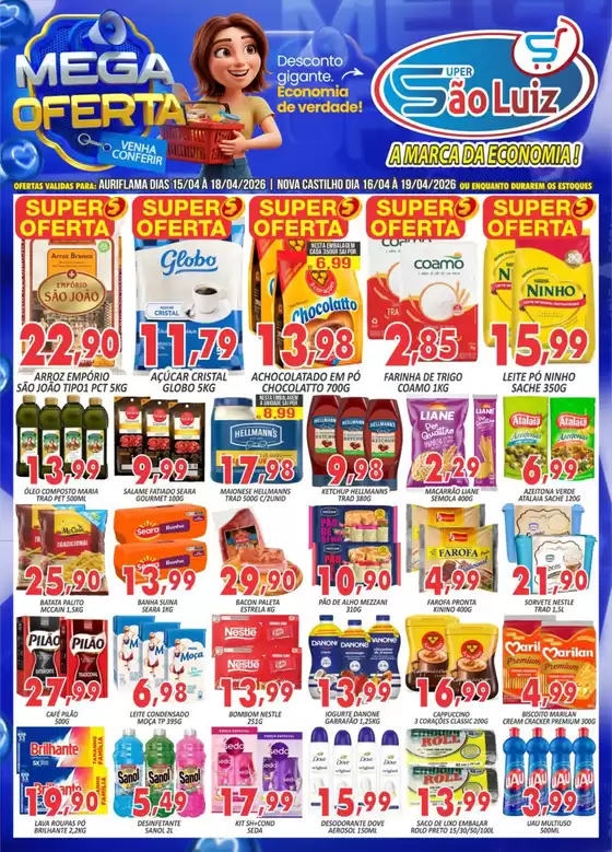 Catálogo Super São Luiz | Encarte Super São Luiz | 2026-04-15T00:00:00.000Z - 2026-04-19T00:00:00.000Z