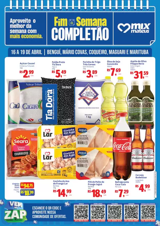 Catálogo Supermercados Mateus | Fds Tamanho Familia | 2026-04-16T00:00:00.000Z - 2026-04-19T00:00:00.000Z