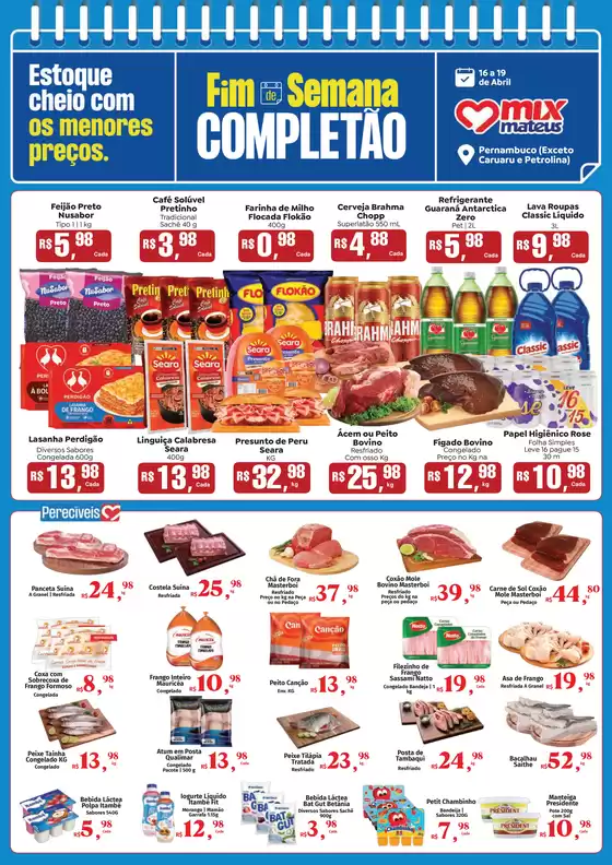 Catálogo Supermercados Mateus | FDS Completão | 2026-04-16T00:00:00.000Z - 2026-04-19T00:00:00.000Z