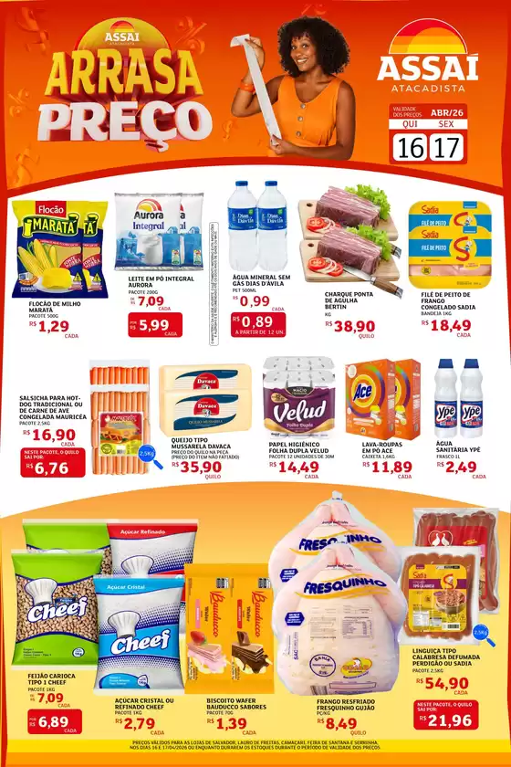 Catálogo Assaí Atacadista | Encarte Assaí Atacadista 46097-669 | 2026-04-16T00:00:00.000Z - 2026-04-17T00:00:00.000Z