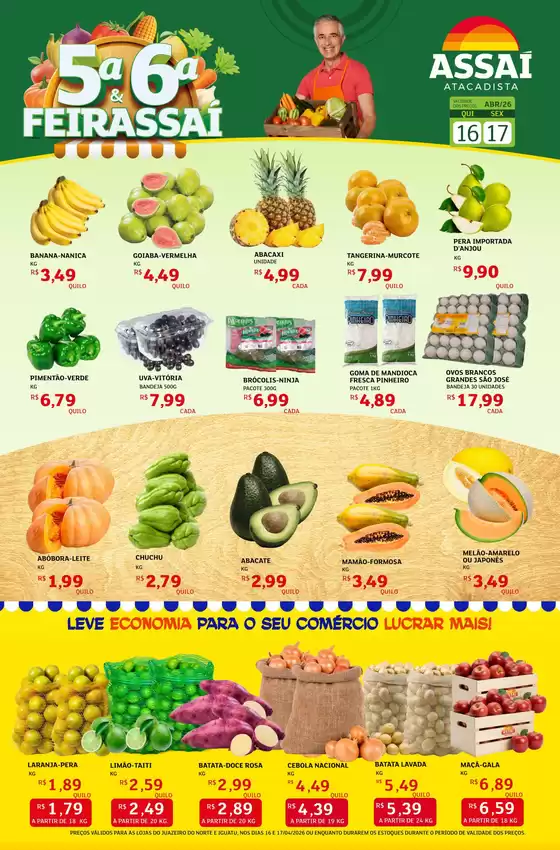 Catálogo Assaí Atacadista | Encarte Assaí Atacadista 45882-89 | 2026-04-16T00:00:00.000Z - 2026-04-17T00:00:00.000Z
