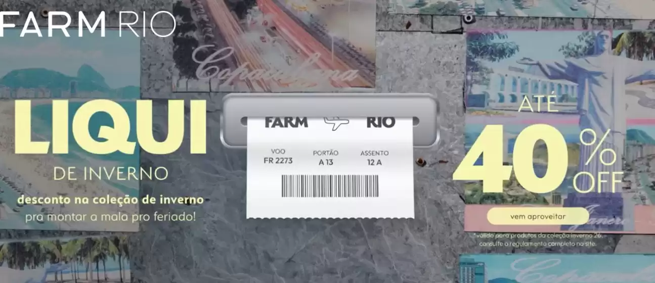 Catálogo FARM | Até 40% off | 2026-04-16T00:00:00.000Z - 2026-05-16T00:00:00.000Z