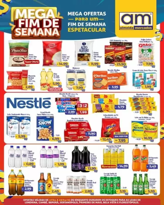 Catálogo Almeida Mercados | Mega Fim De Semana | 2026-04-17T00:00:00.000Z - 2026-04-18T00:00:00.000Z
