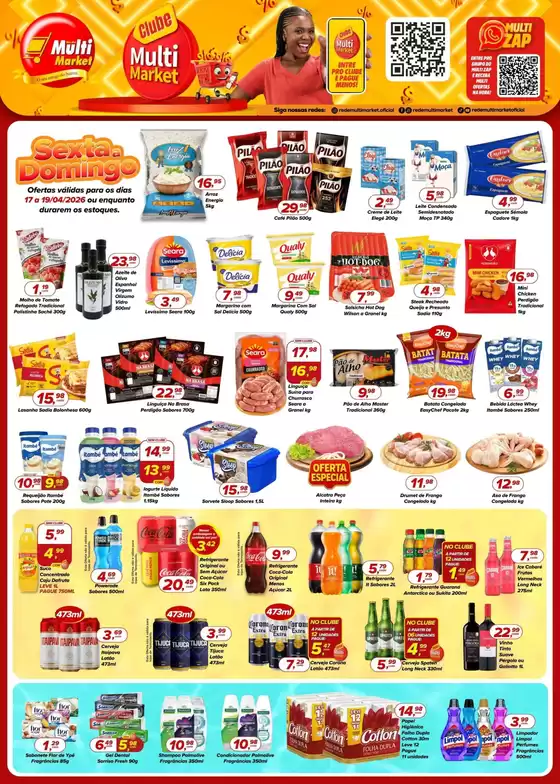 Catálogo Rede Multi Market | Encarte Rede Multi Market | 2026-04-17T00:00:00.000Z - 2026-04-19T00:00:00.000Z