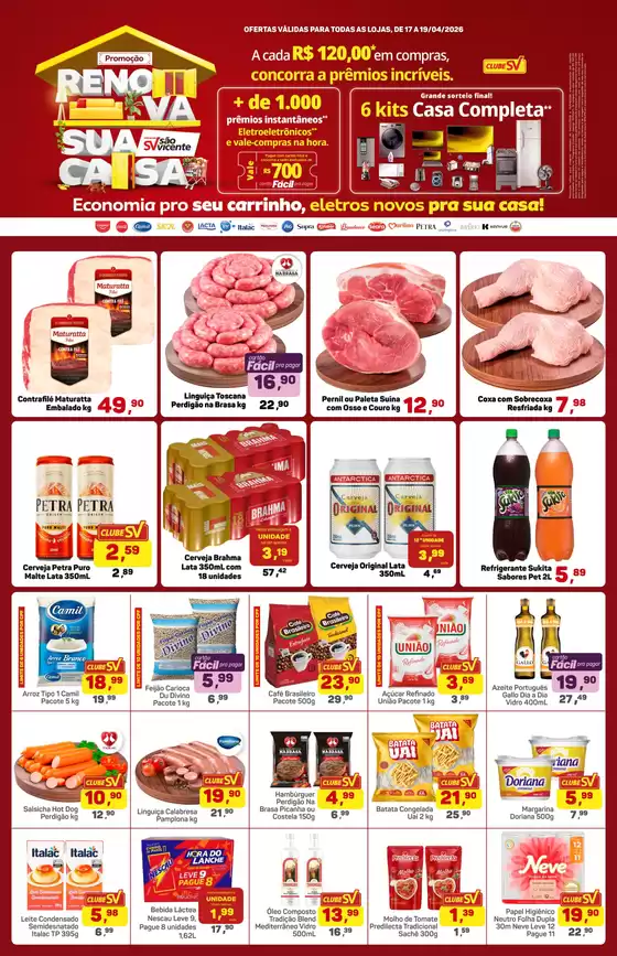 Catálogo Supermercados São Vicente | Descubra ofertas atraentes | 2026-04-17T00:00:00.000Z - 2026-04-19T00:00:00.000Z