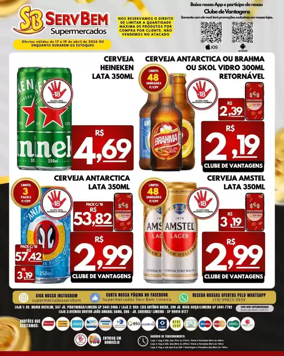 Catálogo ServBem | Encarte ServBem | 2026-04-17T00:00:00.000Z - 2026-04-19T00:00:00.000Z