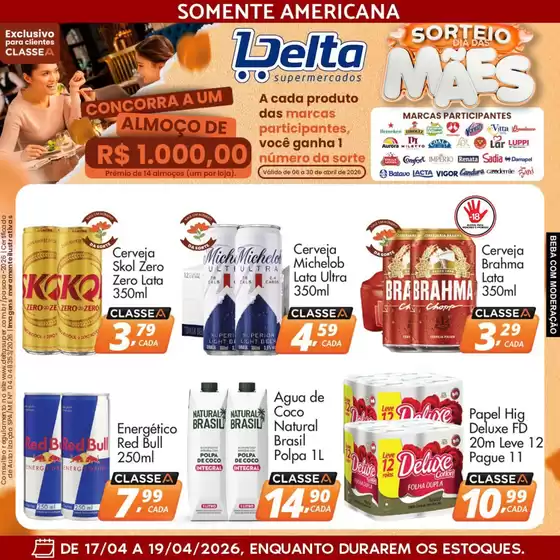 Catálogo Delta Supermercados | Ofertas exclusivas e pechinchas | 2026-04-08T00:00:00.000Z - 2026-04-30T00:00:00.000Z