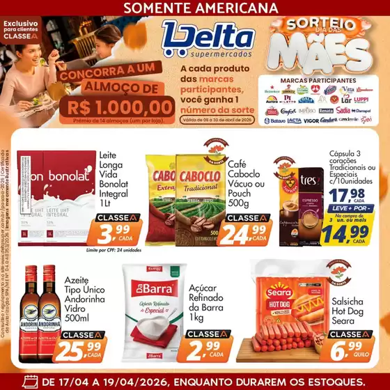 Catálogo Delta Supermercados | Economize agora com nossas ofertas | 2026-04-17T00:00:00.000Z - 2026-04-19T00:00:00.000Z