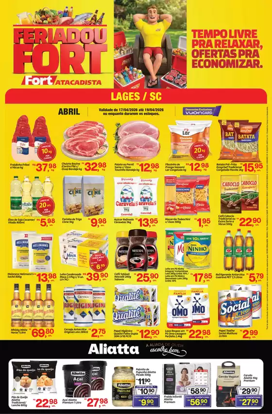 Catálogo Fort Atacadista em Novo Cruzeiro | SC Fort Fim de Semana 17 a 19 ABR 26 Lages | 2026-04-17T00:00:00.000Z - 2026-04-19T00:00:00.000Z